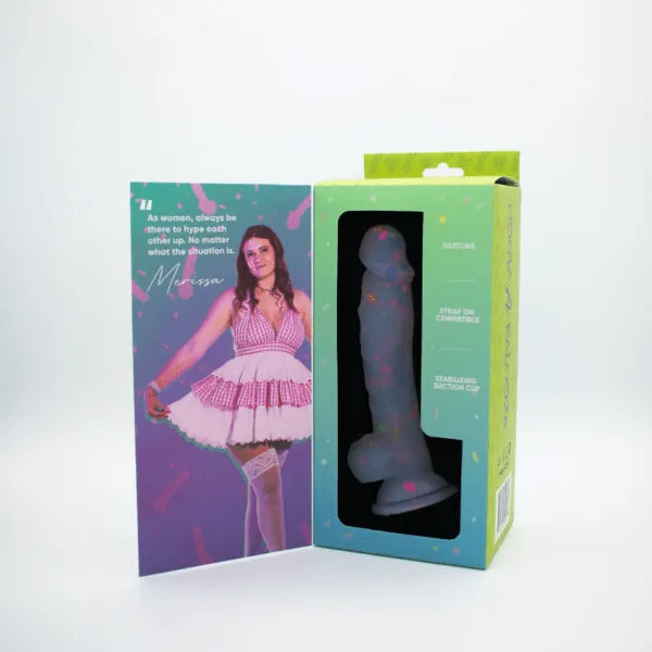 Natalie's Toybox Cock-A-Palooza Confetti Silicone Dildo