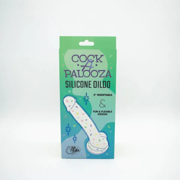 Natalie's Toybox Cock-A-Palooza Confetti Silicone Dildo