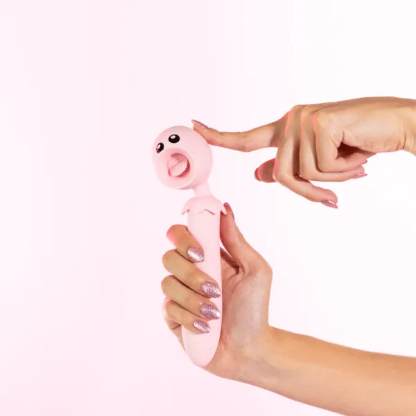 Natalie's Toybox Lick N' Stick Clit Flicker & G-Spot Vibrator