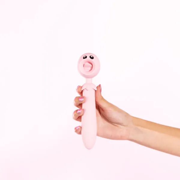 Natalie's Toybox Lick N' Stick Clit Flicker & G-Spot Vibrator