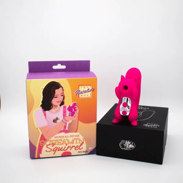 Natalie's Toybox Screaming Squirrel Air Pulse & G-Spot Vibrator