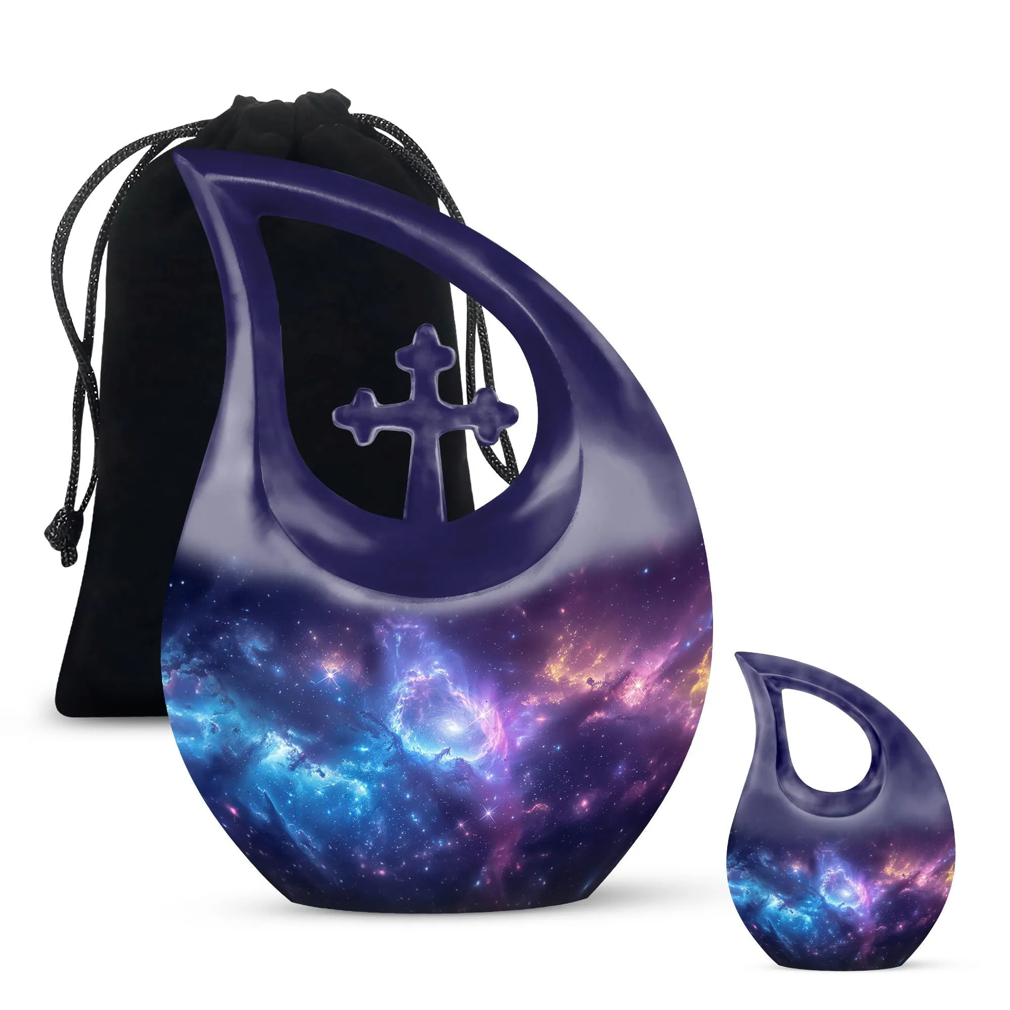 Nebula Galaxy Urn: Affordable Cremation Urn for Adults