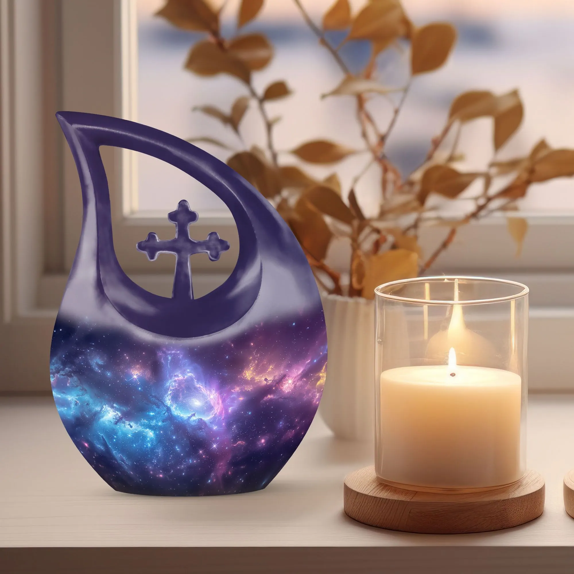 Nebula Galaxy Urn: Affordable Cremation Urn for Adults