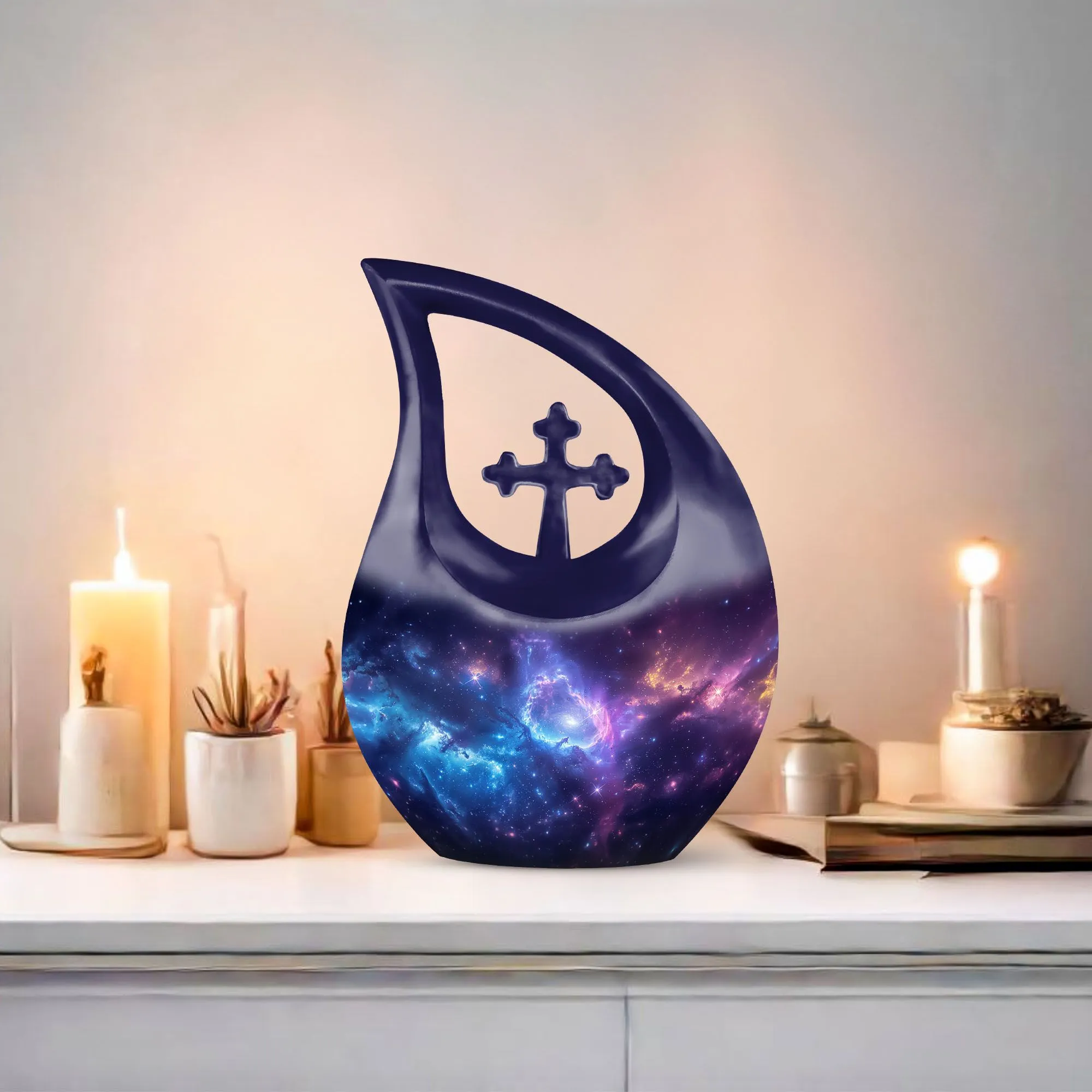 Nebula Galaxy Urn: Affordable Cremation Urn for Adults