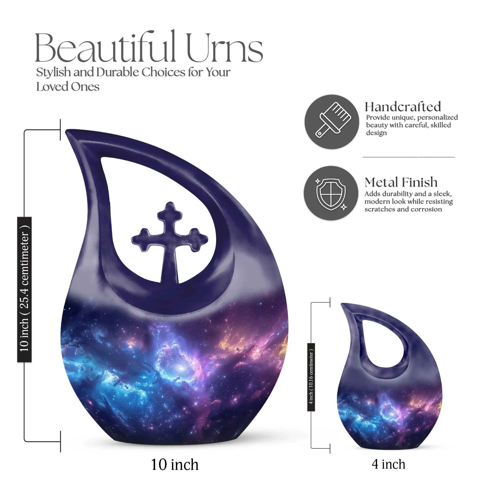 Nebula Galaxy Urn: Affordable Cremation Urn for Adults