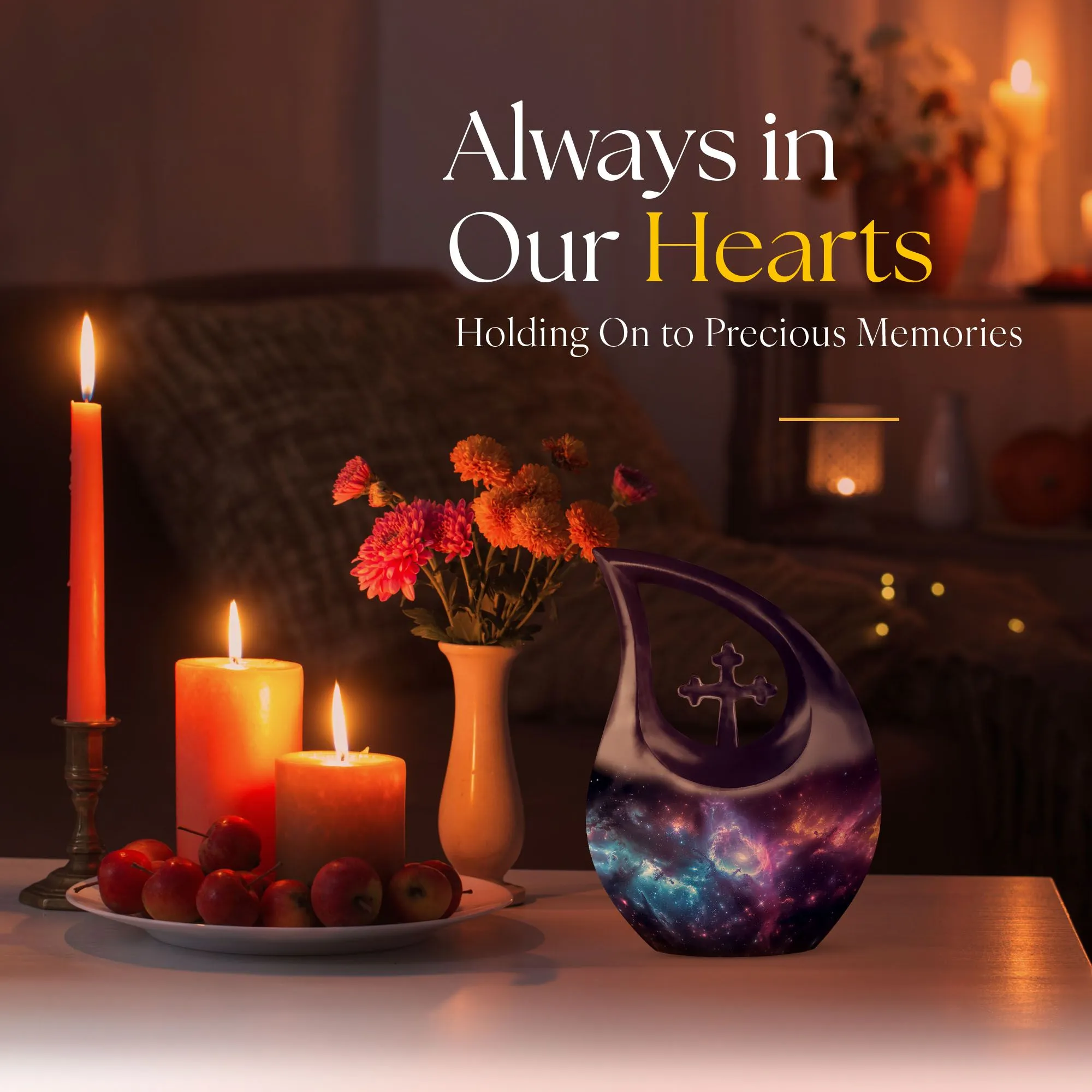 Nebula Galaxy Urn: Affordable Cremation Urn for Adults