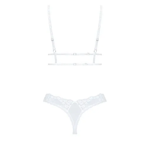 Obsessive Heavenlly white bra and thong set