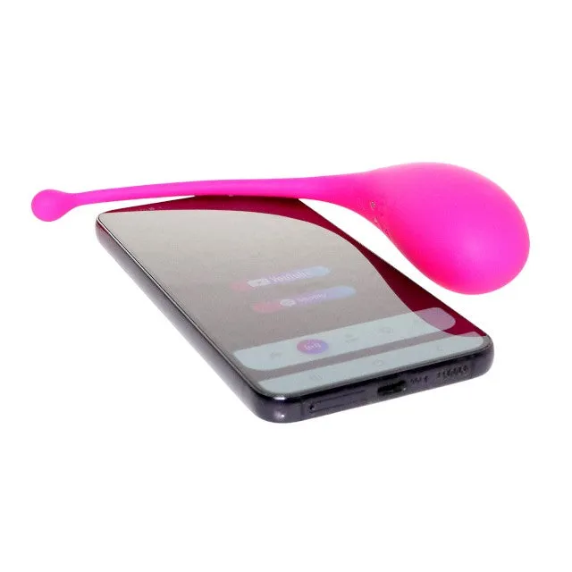 Ou vibrator B SERIES SmartEgg Massager. control prin aplicație. vibrații personalizate. sincronizare cu muzică. roz
