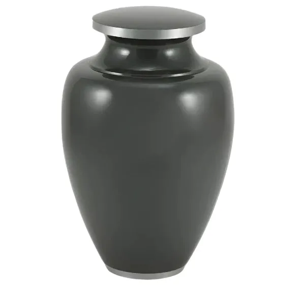 Oversize Extra Large Cremation Urn | XL Camden Carbon Gray | Designed for a large person up to 300#