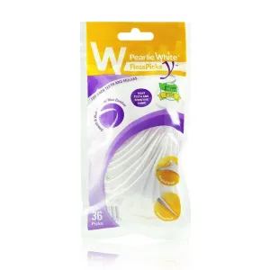 Pearlie White - Fresh Mint FlossPicks Y 36s (White)