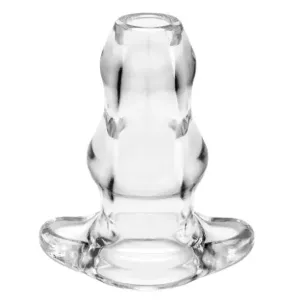 Perfect Fit Clear Double-tunnel Medium Hollow Butt Plug