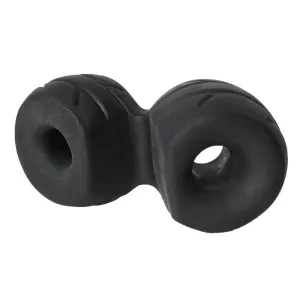 Perfect Fit Stretchy Silicone Cock with Ball Ring and Stretcher