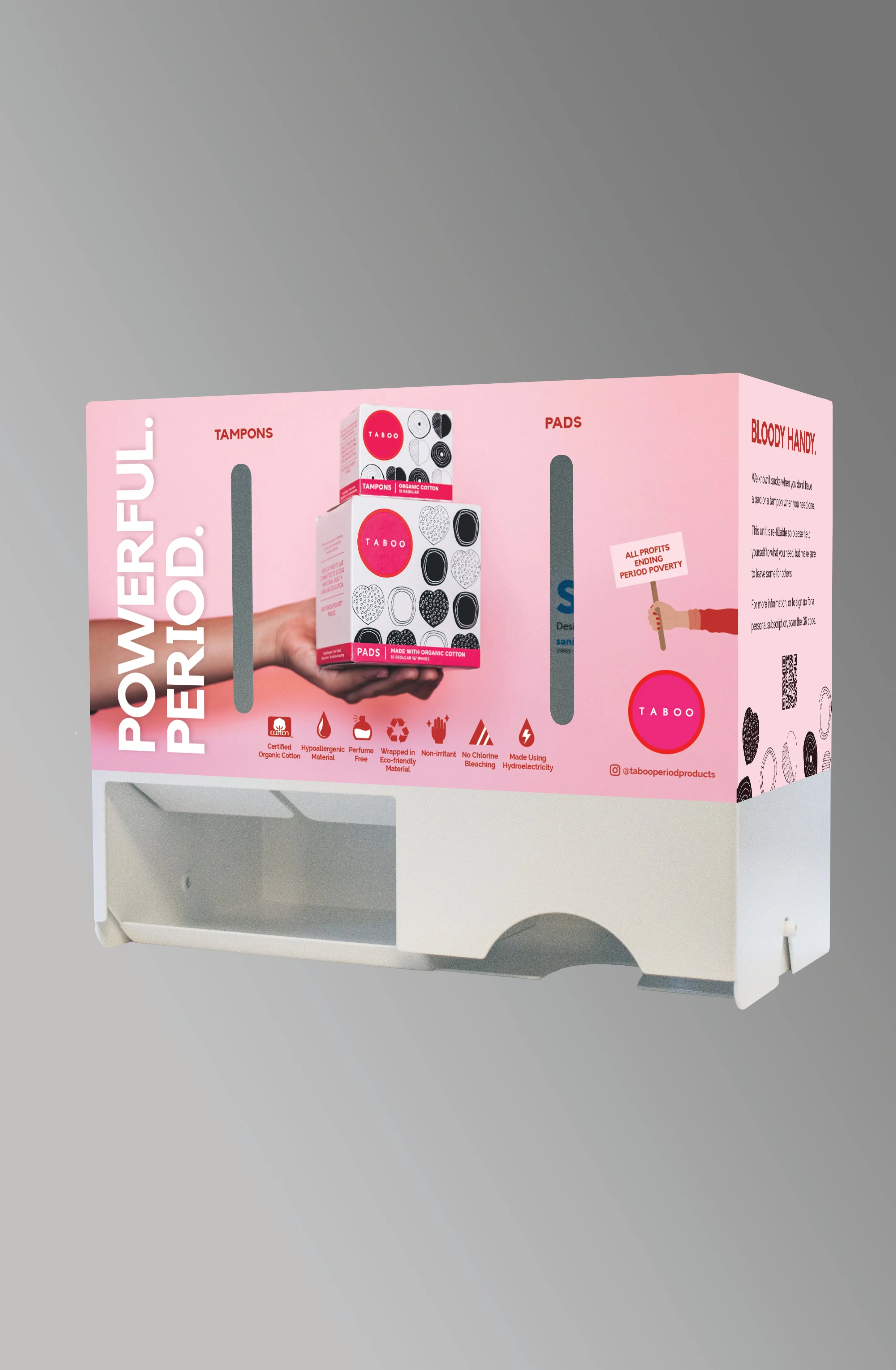 Period Product Dispensing Unit - Compact