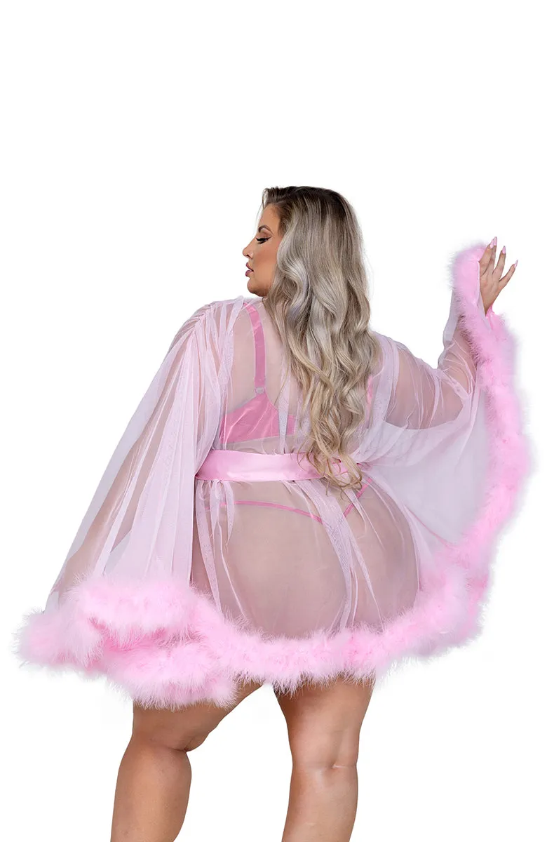 Pink Mini Hollywood Glam Robe