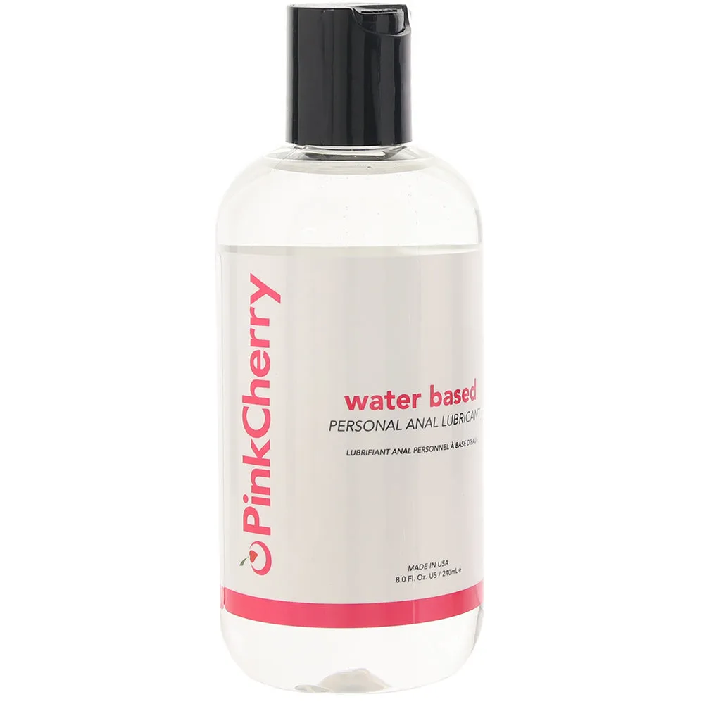 PinkCherry Water Based Anal Lubricant in 8oz/240ml