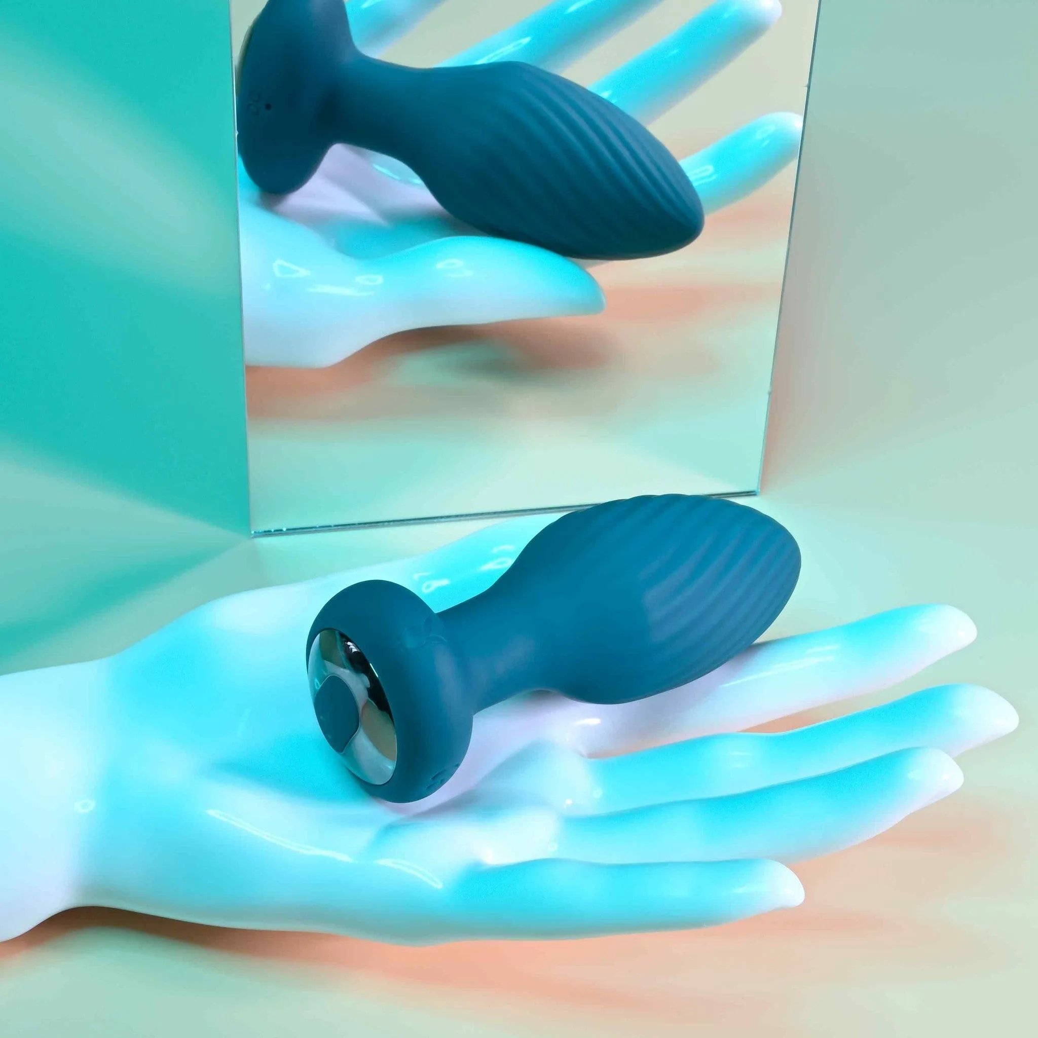 Playboy Spinning Tail Teaser Vibrating Butt Plug