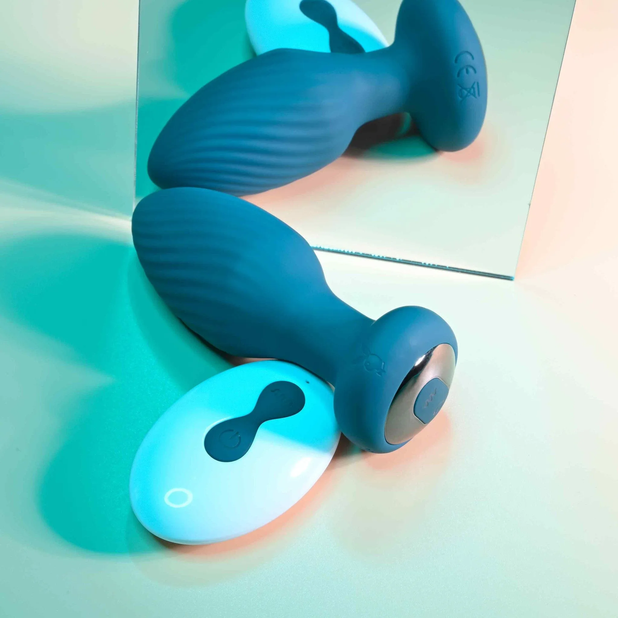 Playboy Spinning Tail Teaser Vibrating Butt Plug
