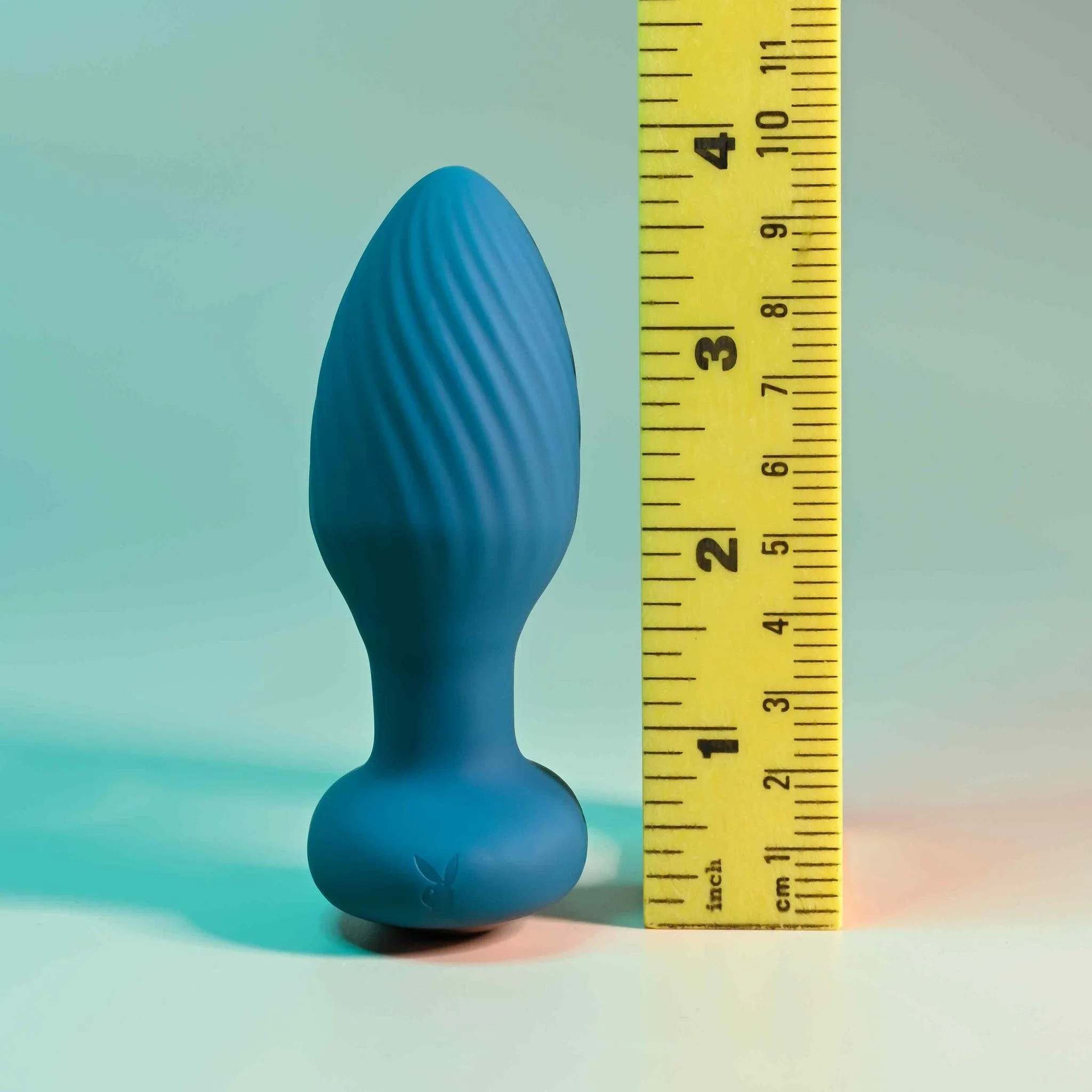 Playboy Spinning Tail Teaser Vibrating Butt Plug