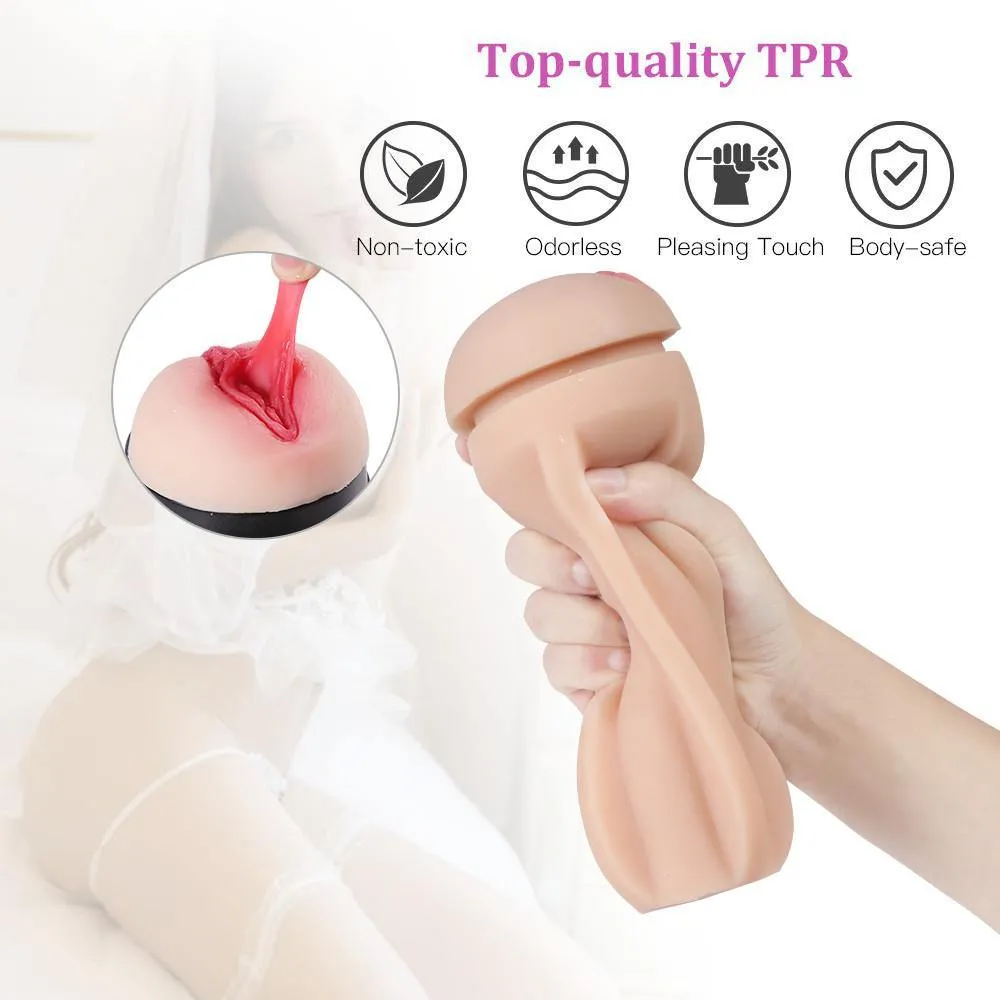 Pocket Pussy 3D Textured Vagina Male Masturbator