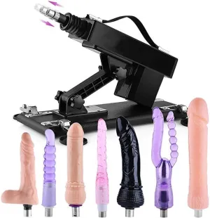 Powerful Fucking Sex Machine with Dildos
