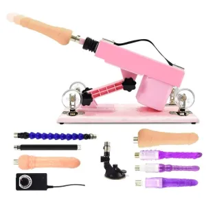 Powerful Sex Machine Gun with 8pcs Dildo Attachments