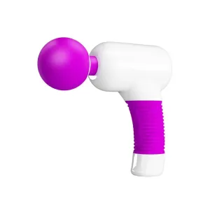 Pretty Love Silicone Purple Extra Powerful Rechargeable Wand Massager