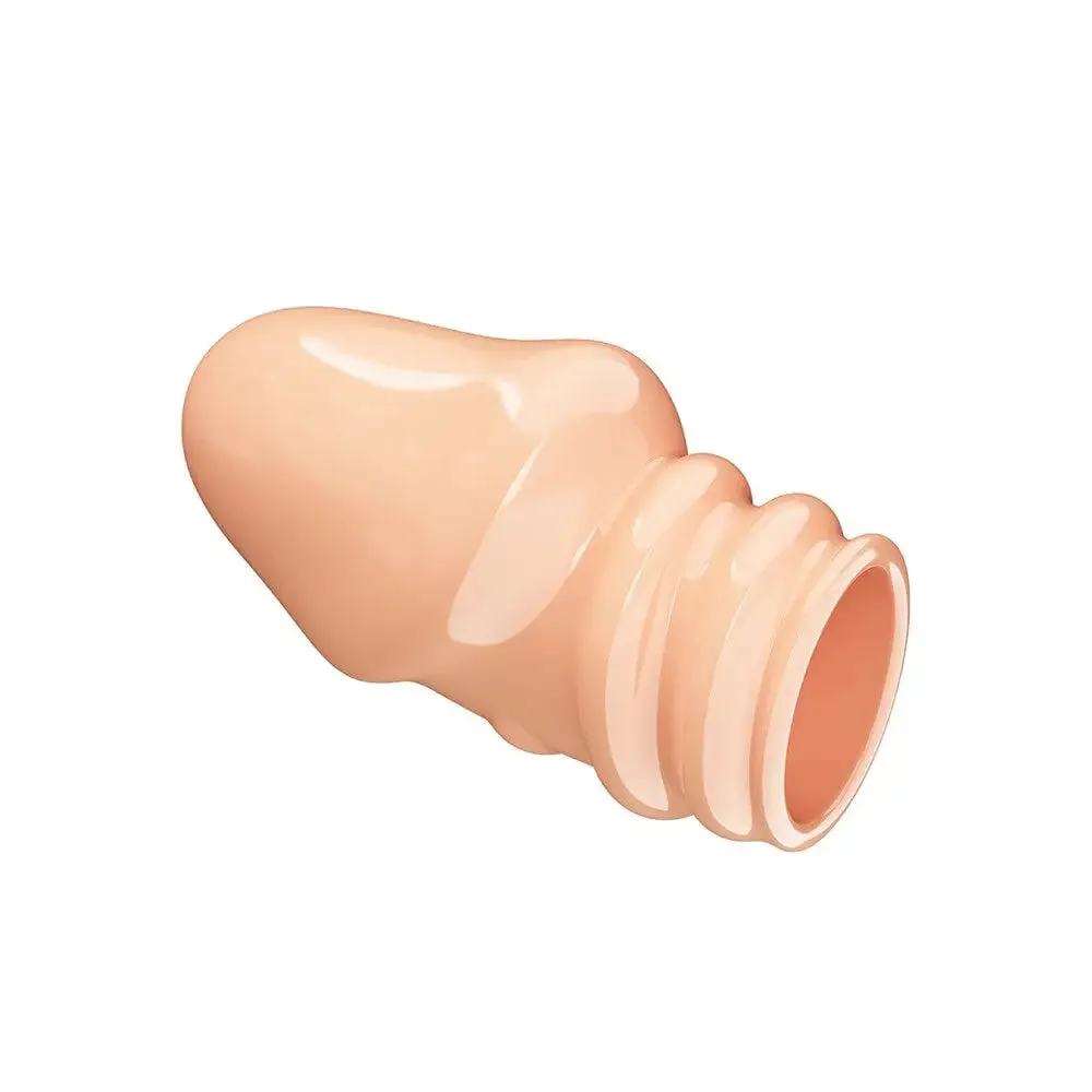 Pretty Love Stretchy Rubber Flesh Pink Jeremy Penis Sleeve