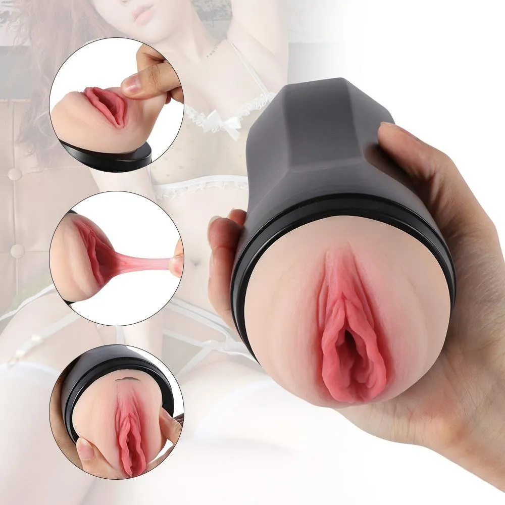 Realistic Textured Pocket Vagina Pussy Masturbators Cup