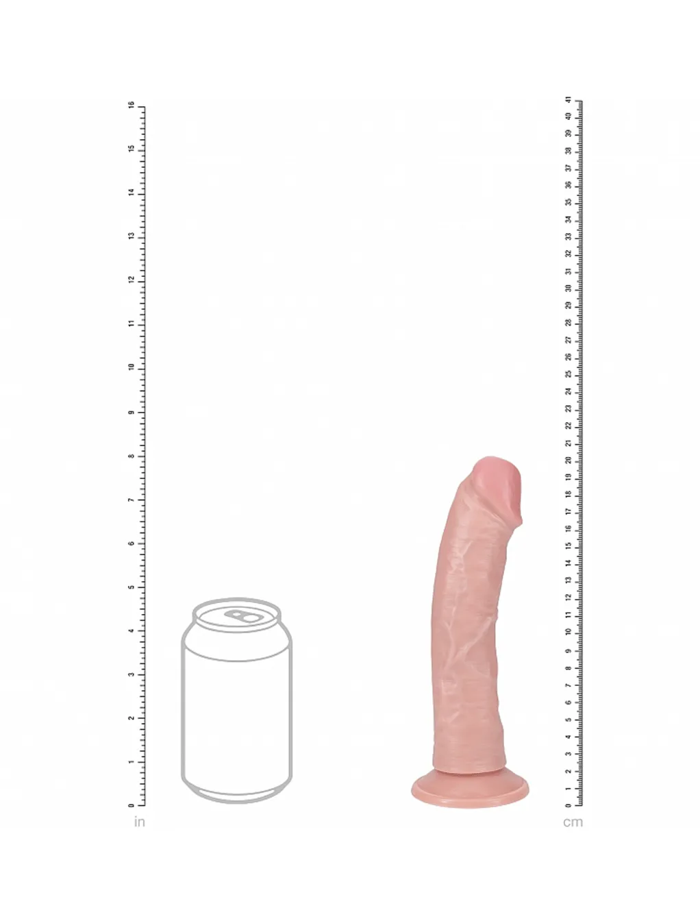 RealRock 8 Curved Vibrating Cock