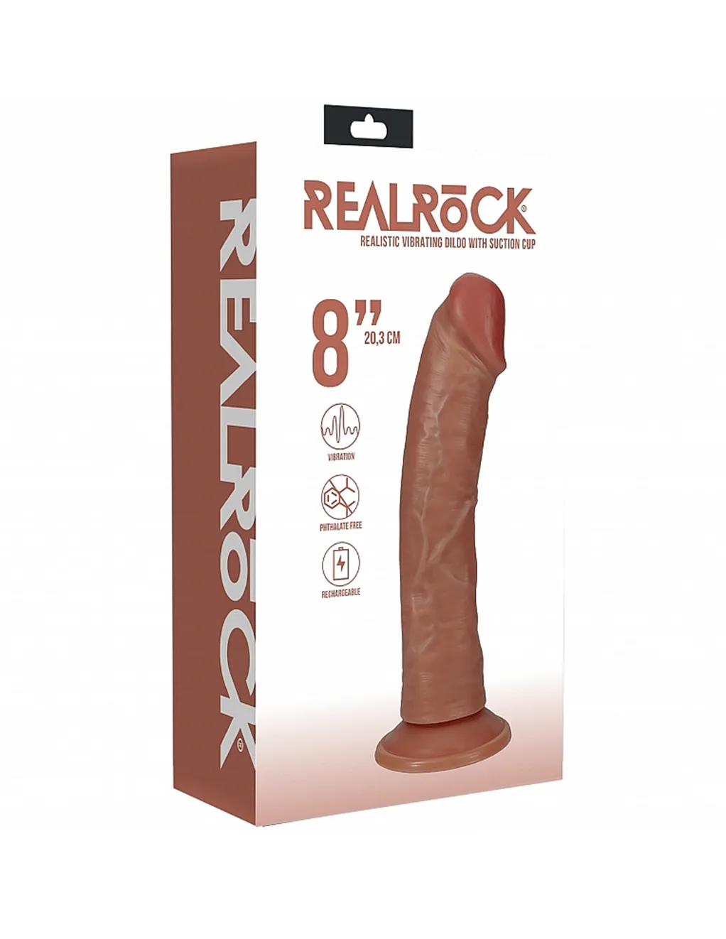 RealRock 8 Curved Vibrating Cock