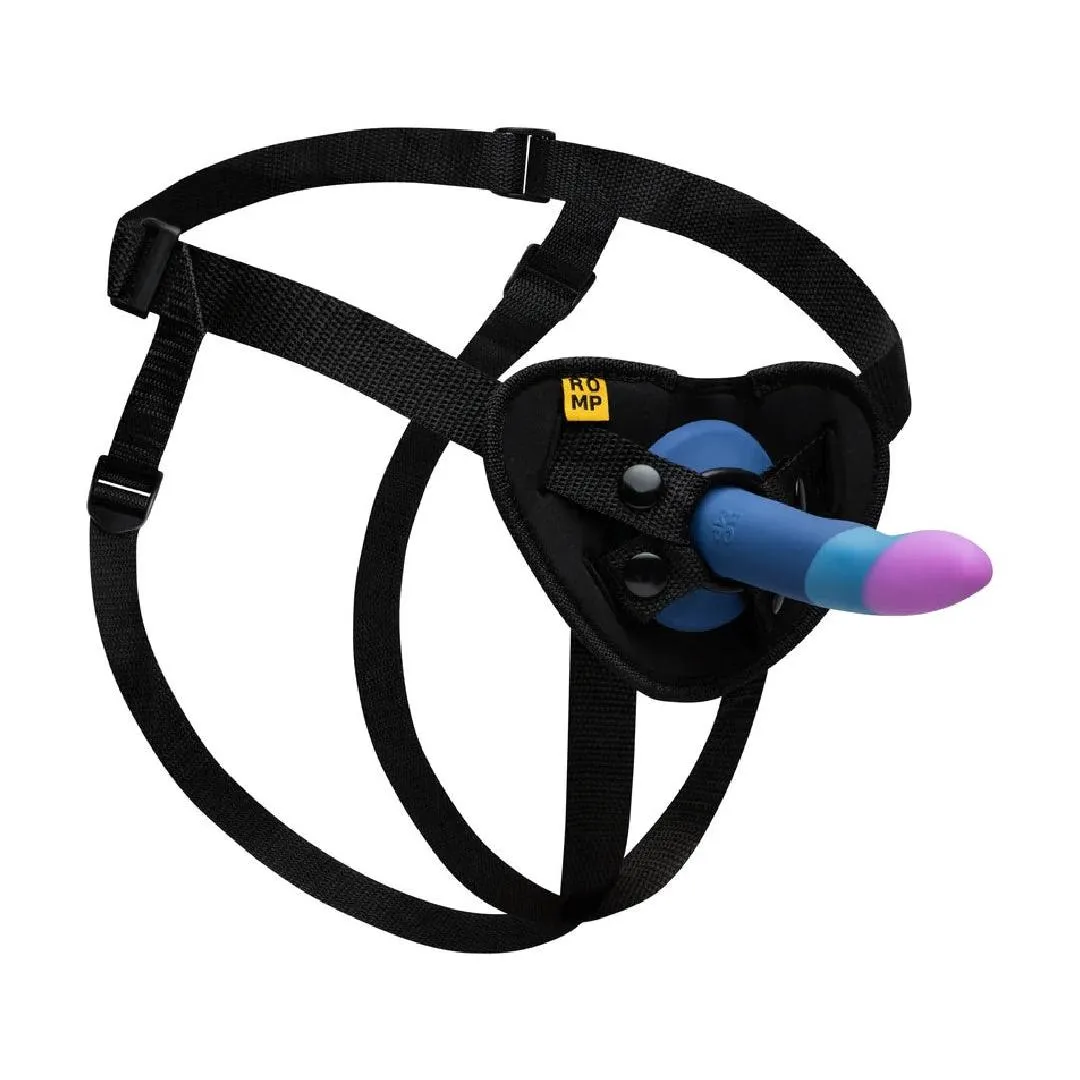 Romp Piccolo First Time Pegging Kit - Strap on Harness   Dildo