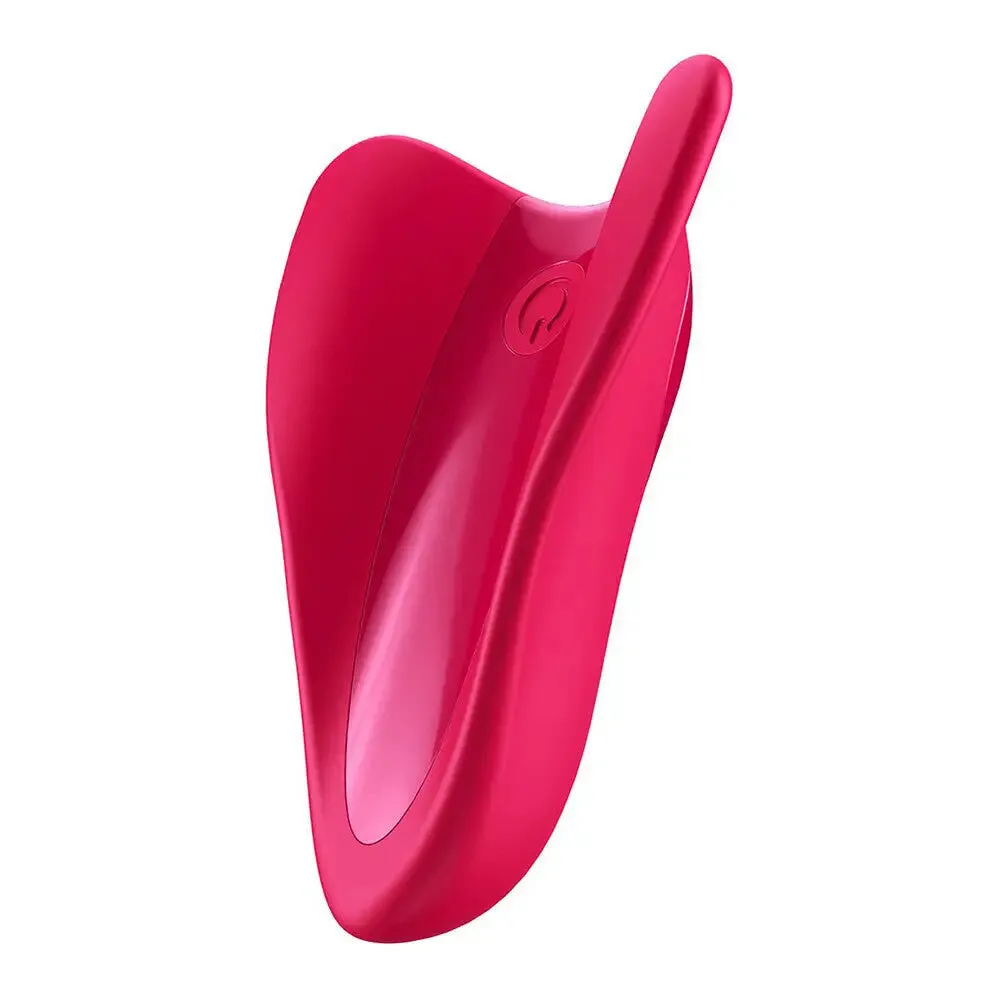 Satisfyer Pro Silicone Red Multi Speed Rechargeable Finger Vibrator