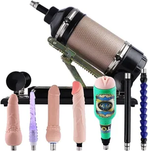 Sex Machine with Realistic Dildos Masturbation Cup