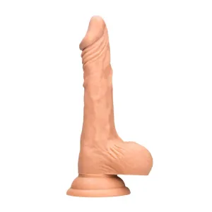 Shots Toys Rubber Flesh Pink Realistic Dildo with Suction Cup