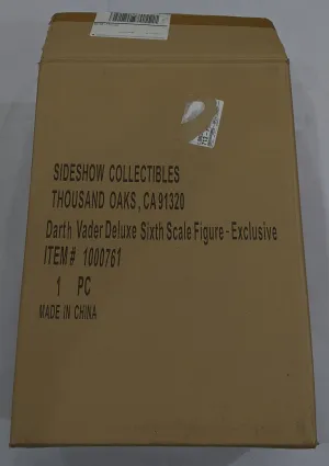 Sideshow Collectible 1/6 Star Wars Darth Vader Deluxe Sixth Scale Figure *Open Box*