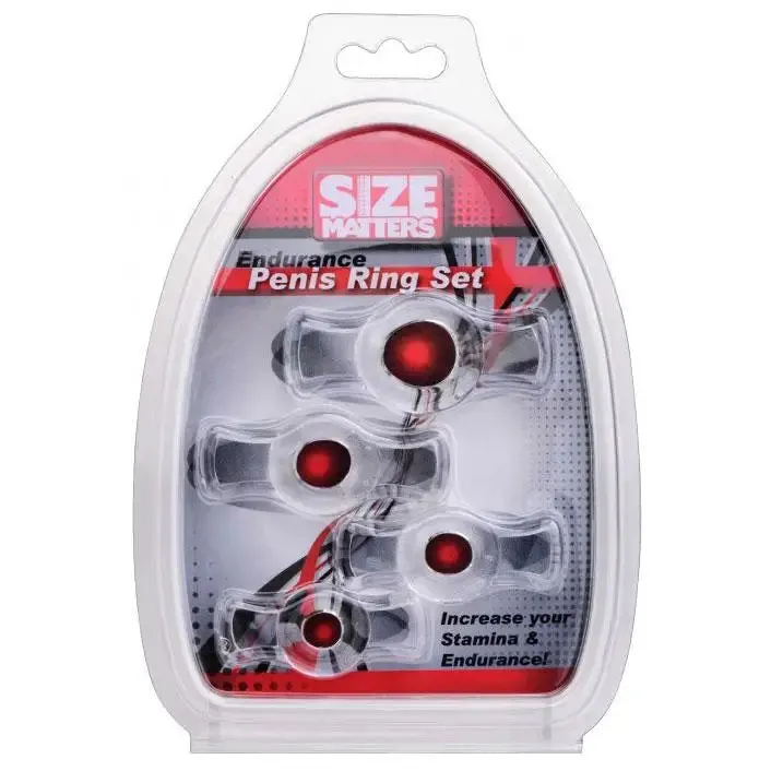 Size Matters Stretchy 4-piece Endurance Cock Ring Set