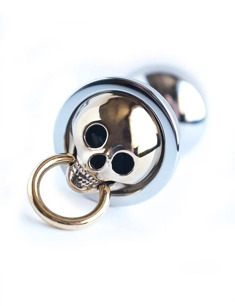 Skull Face Stainless Steel Butt Plug