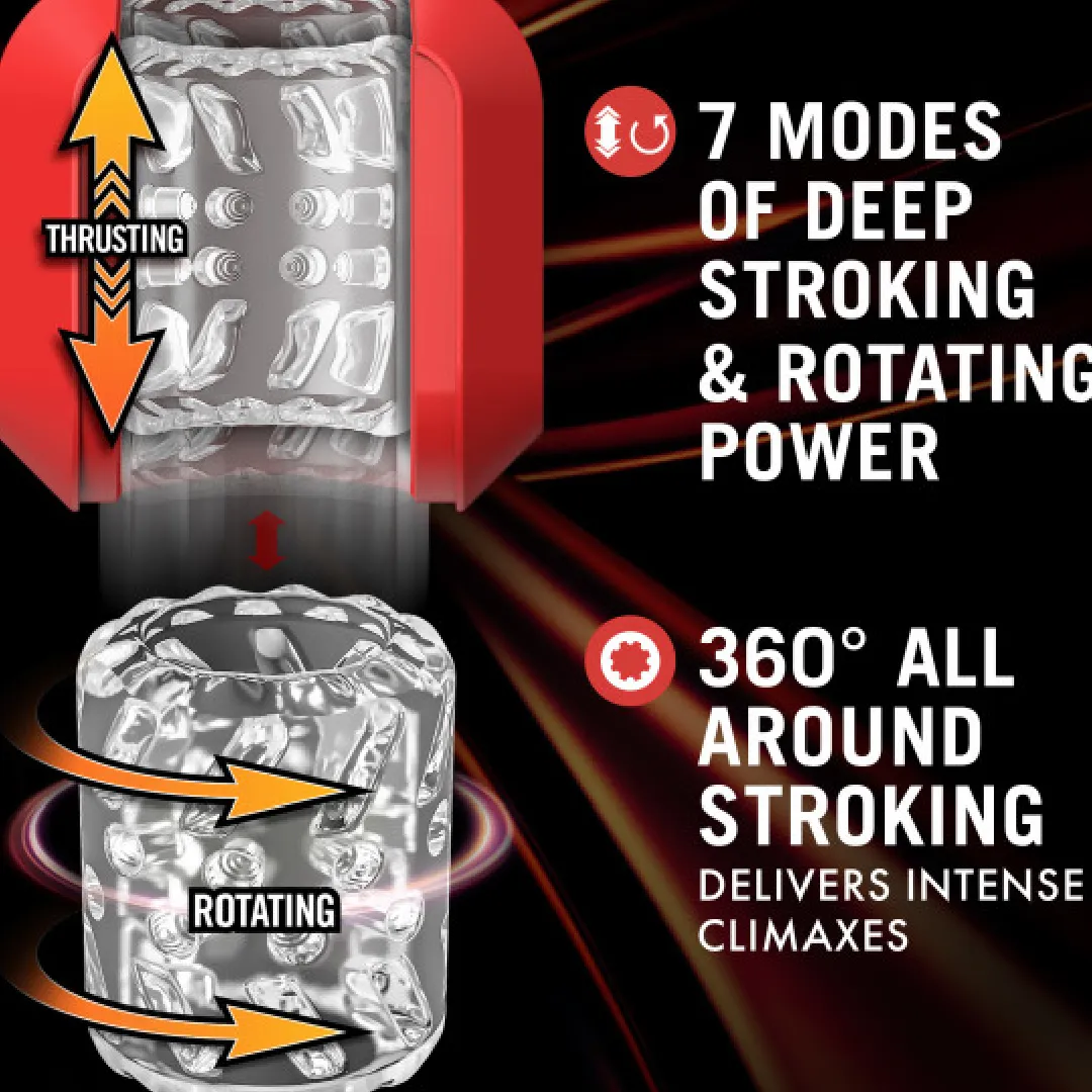 SlamBox Thrusting Rotating Vibrating Discreet Stroker