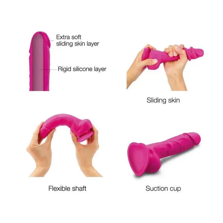 Sliding Skin Realistic Dildo with Balls 9 by Strap-on-Me