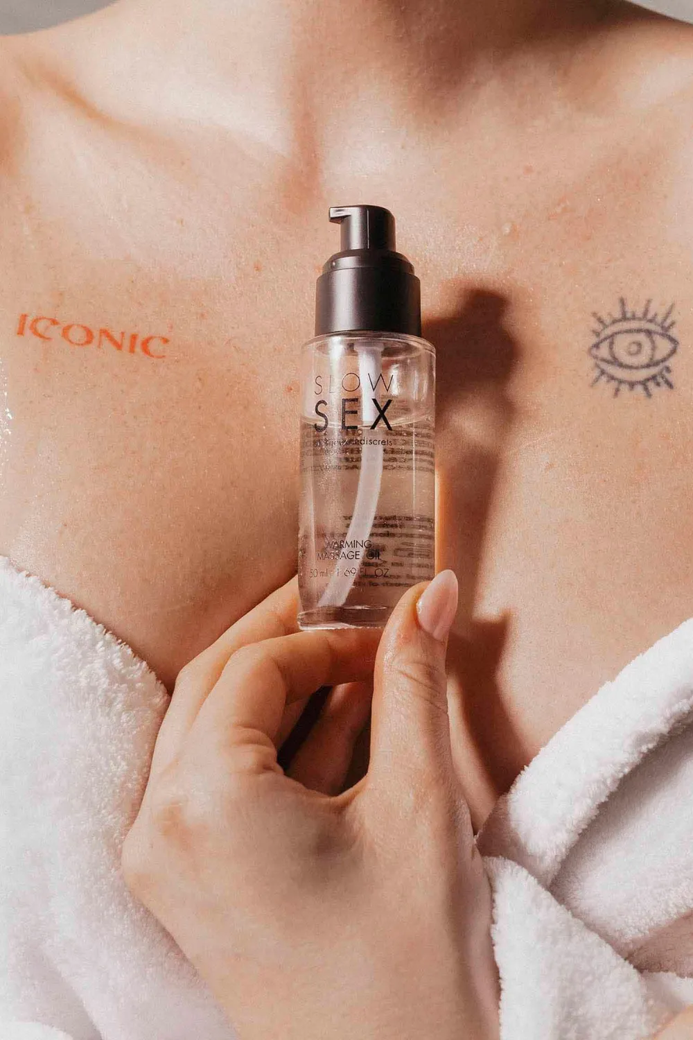 Slow Sex Kissable Warming Massage Oil 50ml