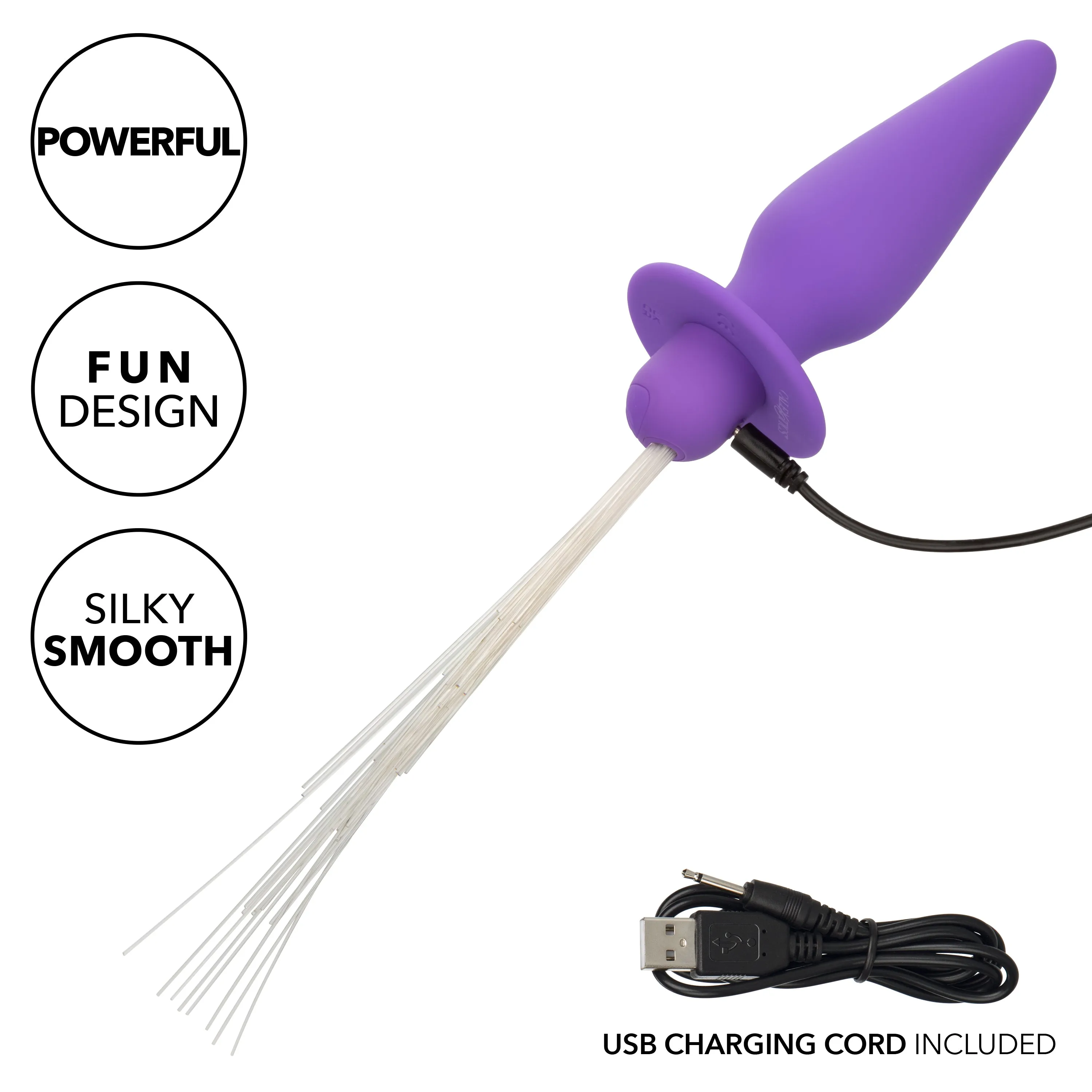 Southern Lights Vibrating Light Up Butt Plug