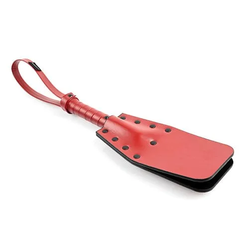 Sportsheets - Saffron BDSM Studded Spanker (Red)
