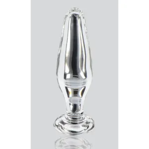 Star Sparkler Glass Butt Plug 12 X Ø 3.5 cm