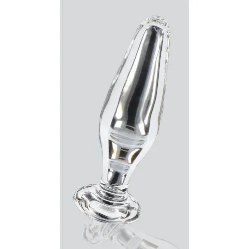 Star Sparkler Glass Butt Plug 12 X Ø 3.5 cm
