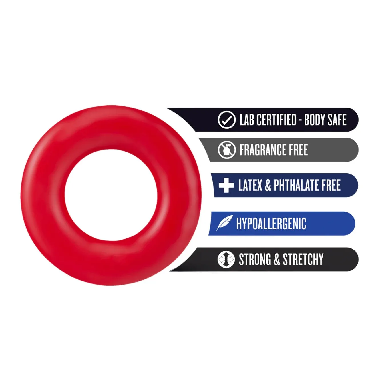 Stay Hard Donut Cock Rings 2pk by Blush Novelties