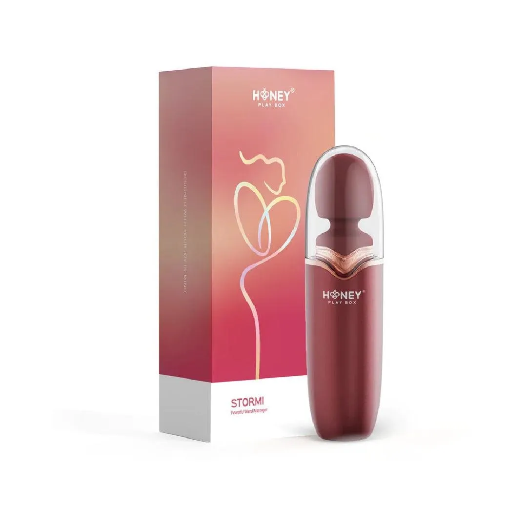 Stormi Powerful Heating Wand Vibrator with Charging Case