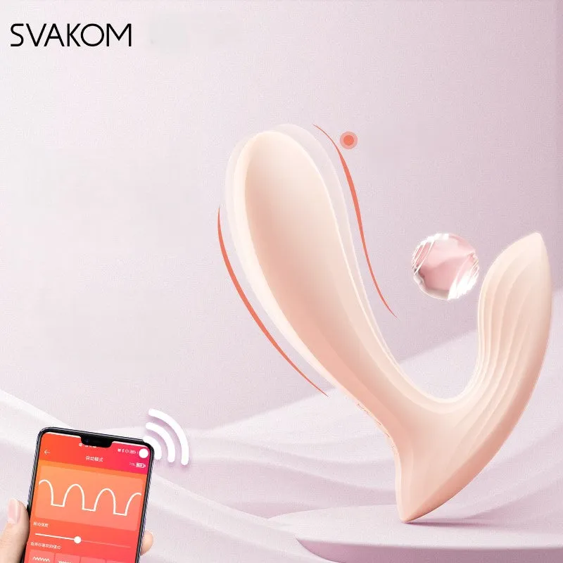 SVAKOM Erica Wearable Clit & G-Spot Vibrator App-Controlled