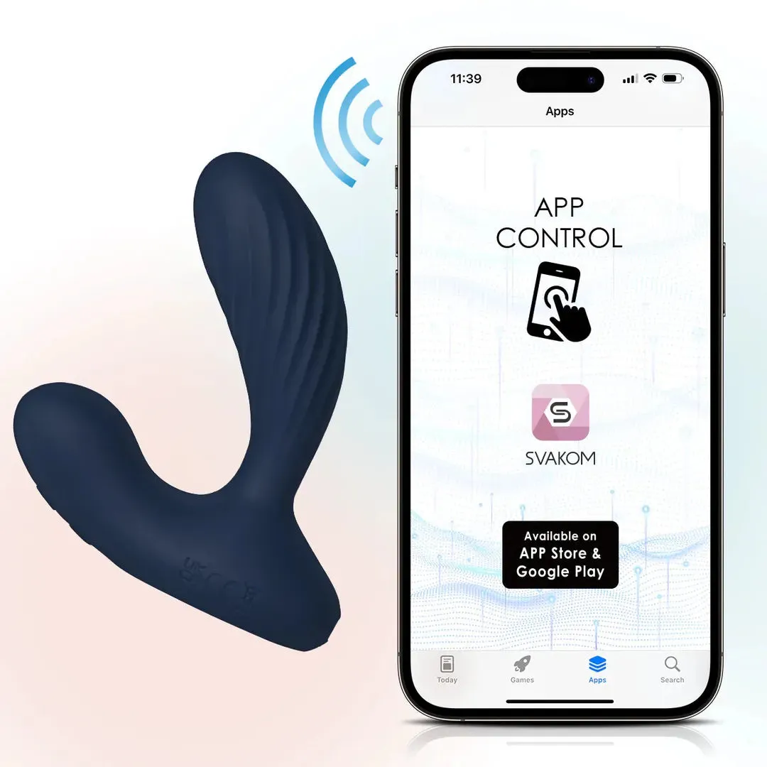 Svakom Vick Neo 2 Interactive Heating Prostate Vibrator - Navy Blue