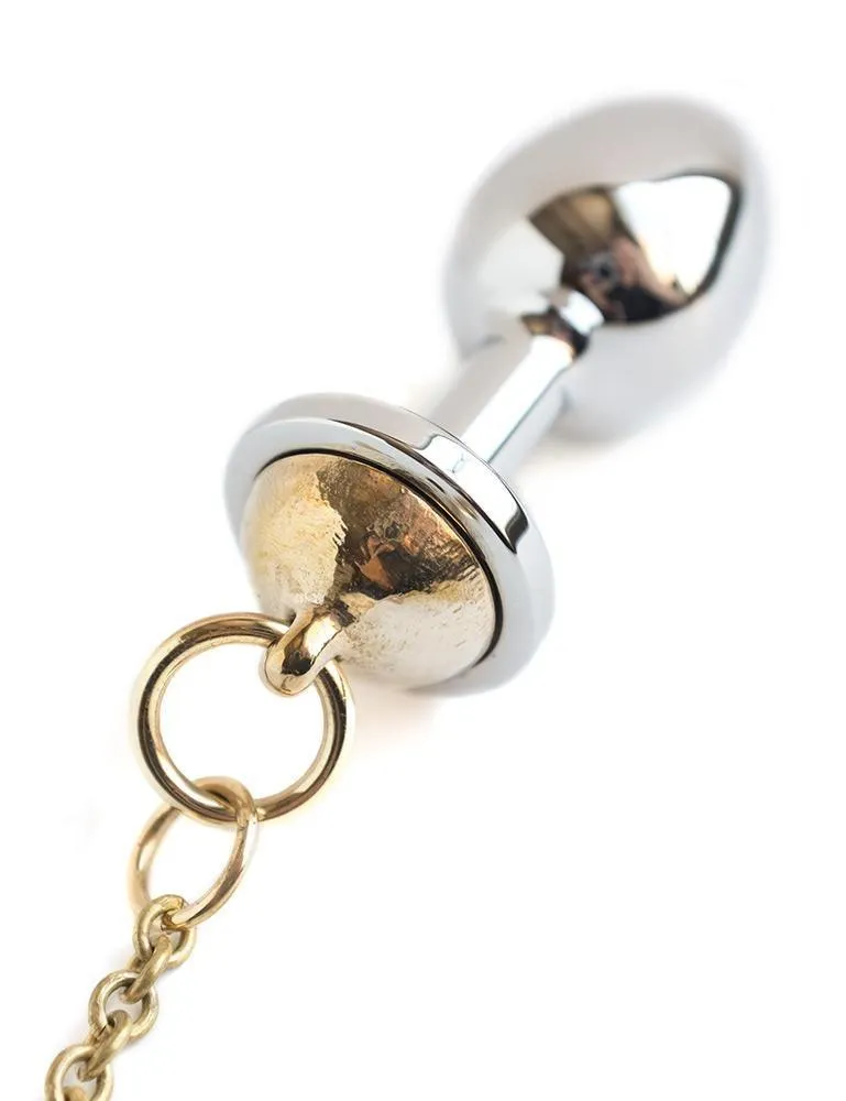 Tetine Stainless Steel Butt Plug w/ Chain