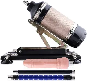 Thrusting Supermatic Sex Machine with 3 Attachment